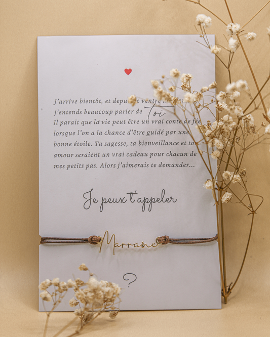 Carte annonce "Marraine"