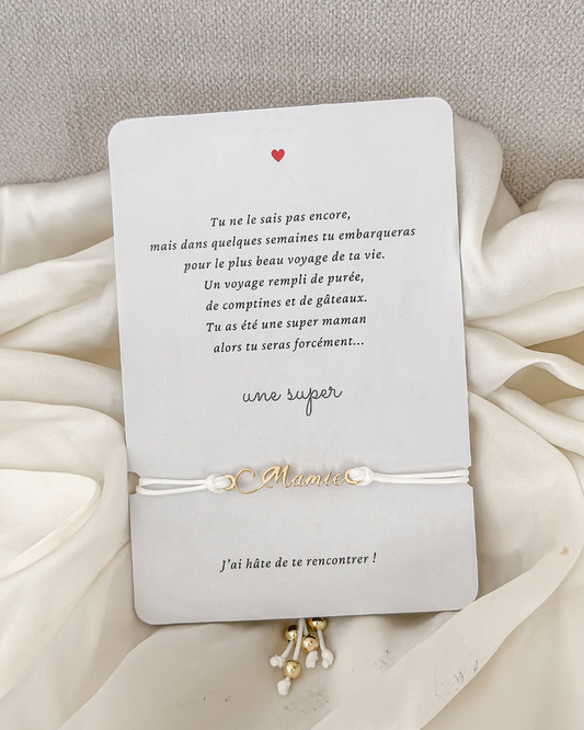 Carte annonce "Mamie"